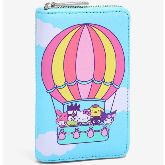 Loungefly Handbags - Loungefly Sanrio Hello Kitty & Friends Wallet Hot Air Balloon Characters Zip Up